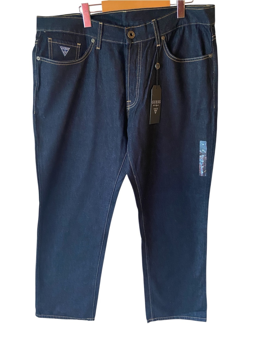 Men’s Guess jeans, Rebel-regular straight , button up , size 38, 100% cotton